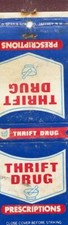 Thrift Drug Stores Matchbook
