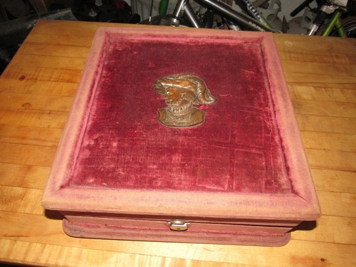 Antique victorian slipper box - slipper,