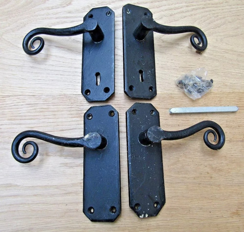 Curly mortise lever door - lever,