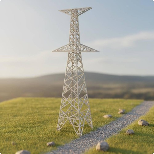 Transmission tower replic - transmission,