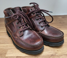 UK 7.5W Vintage Timberland Waterproof  GoreTex Hiking Brown Leather Boots