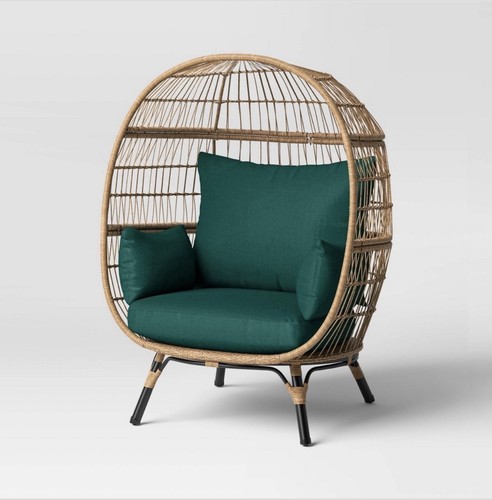 Outdoor patio egg - egg, chair,