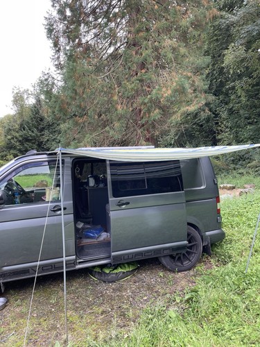 Home made campervan canvas sun - campervan,