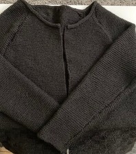 Ladies Hand-Knitted Aran Wool
