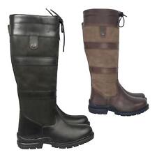 Long Riding Country Boots Knee High Waterproof Outdoor Leather Shoes Unisex