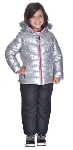 Girls snowsuit silver - girls,
