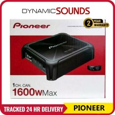 Car Mono Class-D Car Amp with Bass Boost Remote 1600W Pioneer GM-D8701