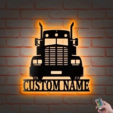 Custom Car Truck Metal Wall