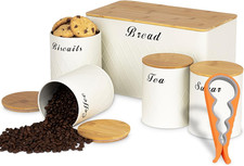Elegant Bread Bin Set Stylish