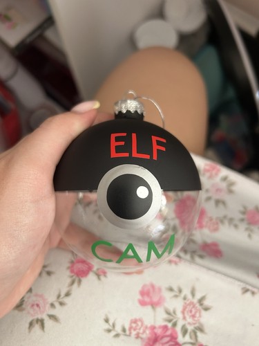 Elf cam bauble christmas - bauble,