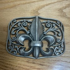 Fleur De Lis Saint Belt Buckle