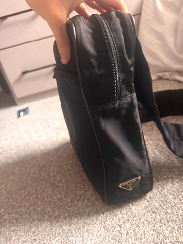 Prada black nylon - black,