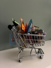 MINIATURE METAL TROLLEY WITH