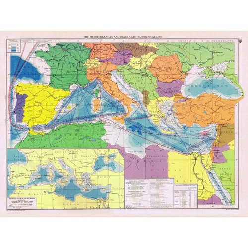 Mediterranean black sea - &,