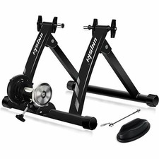 Unisky Bike Trainer Stand Turbo Cycle Trainer Indoor Magnetic Bike Stand Black 