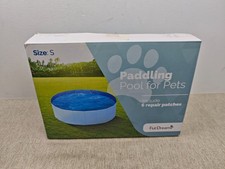 Furdreams Foldable Pet Swimming Pool, Hard Plastic Dog Bathtub, Portable Multi