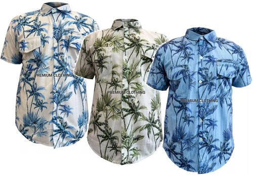 Mens palm tree linen - palm,