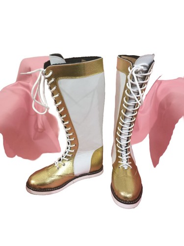 Pro wrestling long boots - long, 100%