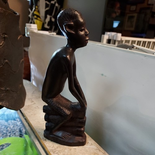 Vintage wood carved - wood, african