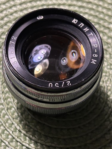 Jupiter lens 50mm contax - 8m, f2