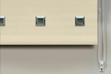 EASY FIT SQUARE EYELET TRIMABLE ROLLER BLINDS WINDOW PRIVACY SHADE