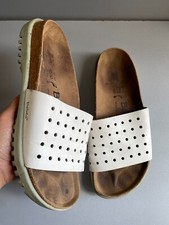 Birkenstock Betula Barneys NewYork white slide sandals uk 8 eur 42