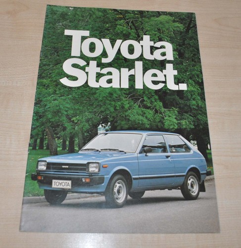 1981 toyota starlet brochure - starlet,