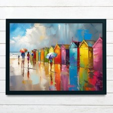 Coastal print seascape wall - print,