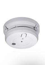 Deta 1163 Optical enhanced Smoke Alarm 240V with 9V Replaceable Battery White