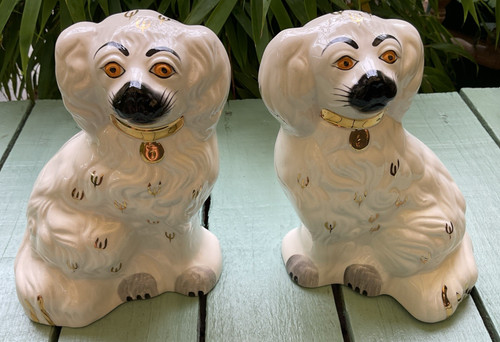 Beswick staffordshire spaniels - beswick,