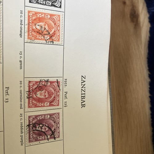 Zanzibar 1952 various stamp - zanzibar,