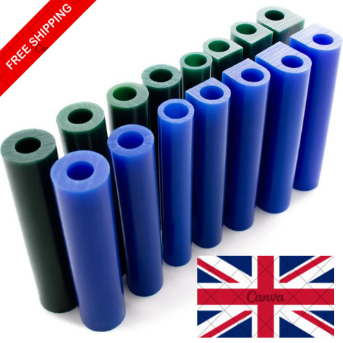 Blue green wax ring - tube, molds