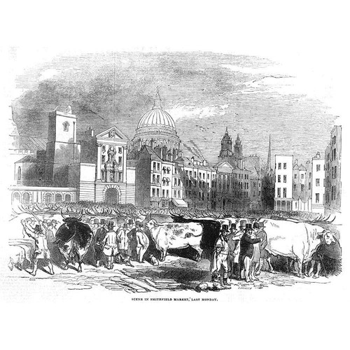 London scene smithfield - london,