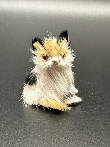 Vintage miniature fur - vintage, cat