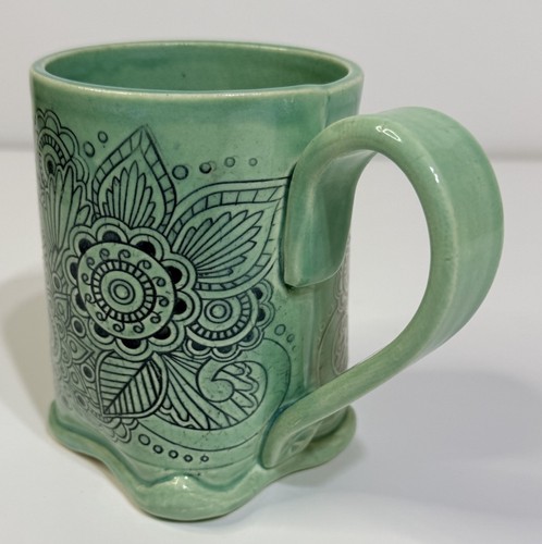 Studio pottery art ceramic mug - studio,
