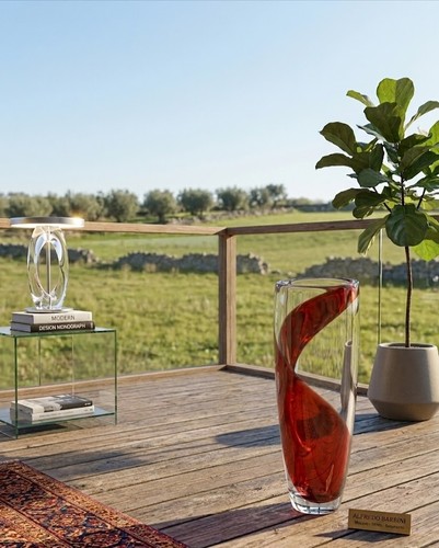 Large 34cm murano - large, glass