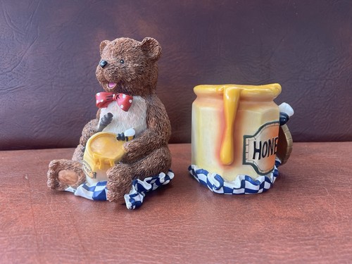 Vintage teddy bear - vintage, resin