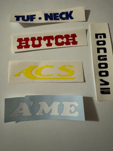 Rub bmx stickers - 5,