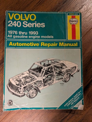 Haynes volvo 240 - haynes, series