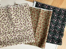 3x 23x49cm pieces Edyta Sitar fabric Practical Magic mix woven cotton patchwork