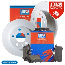 QH Rear Solid Brake Discs Pair