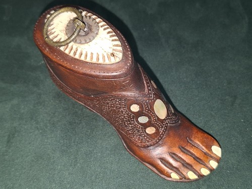 Antique rare wooden - antique, shoe