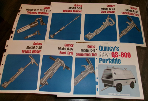 Lot vintage quincy - quincy, portable