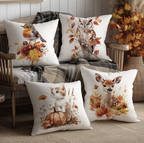 Set autumn cushion covers - set, of