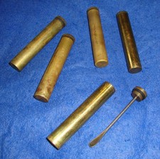 Original WW1 / WW2 British Army SMLE Lee Enfield Rifle Brass Oil Bottle WD marks