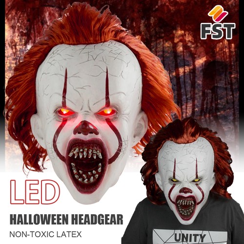 Halloween pennywise led mask - halloween,