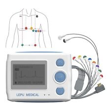 Portable ECG Machine 24 hrs Holter Recording Reliable Results 12 Leads Accurate