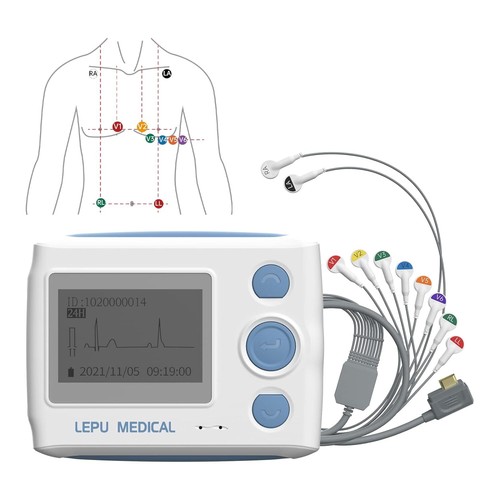 Portable ecg machine hrs - ecg,