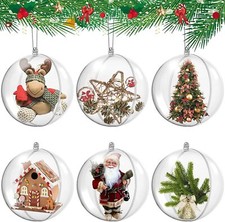240PCS Clear Plastic Christmas