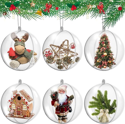 240pcs clear plastic christmas - clear,